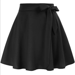 Belle Poque Women's High Waist A-Line Pockets Skirt Skater Flared Short Skirt